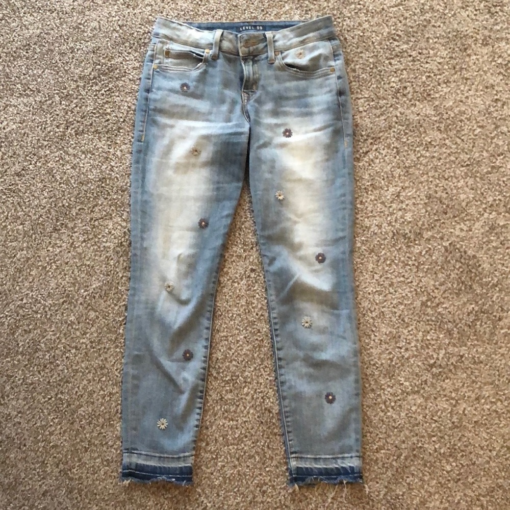 LEVEL 99 cropped jeans